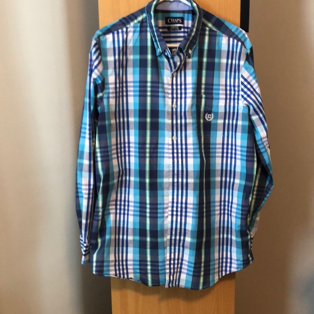 Chaps Button Down Like New - image 1